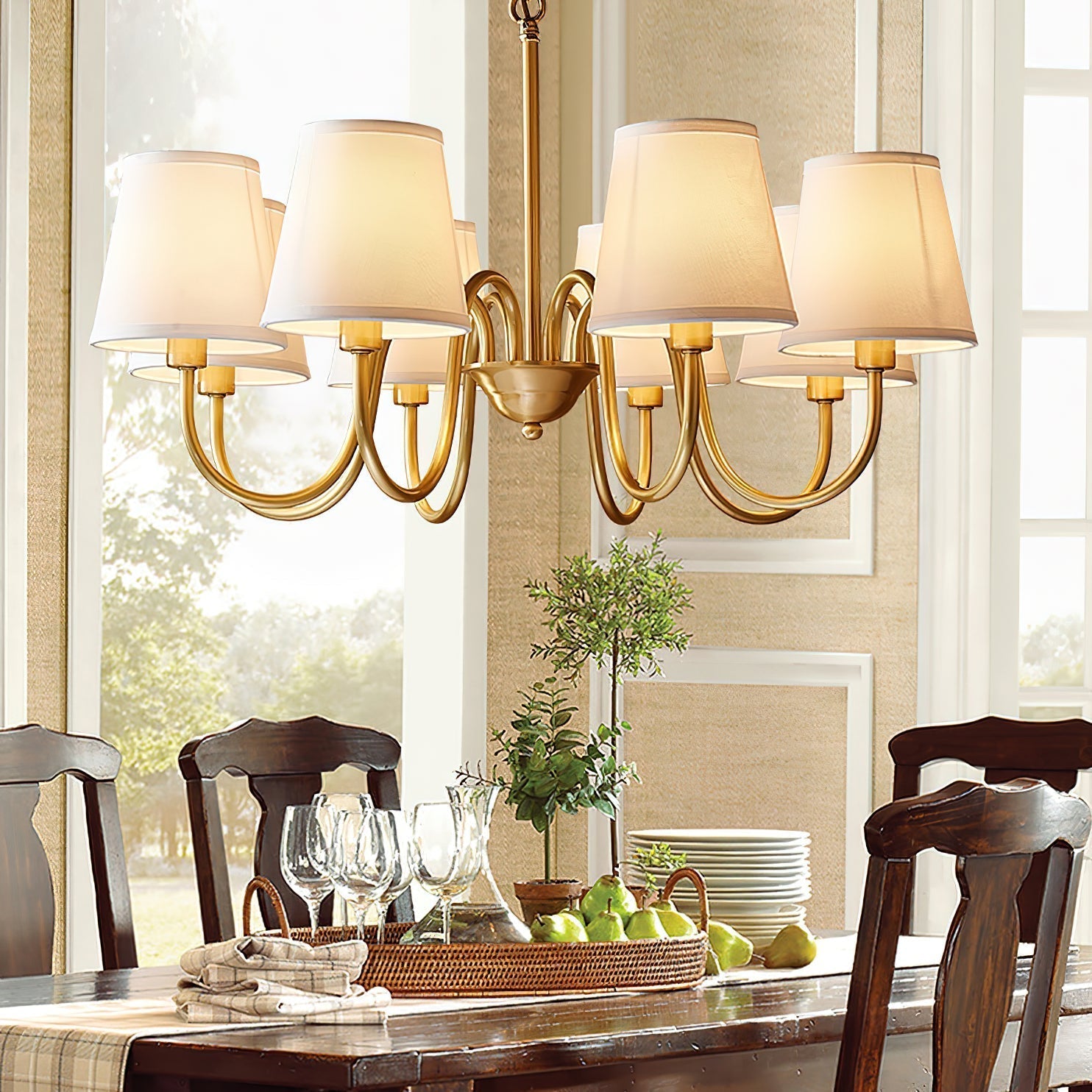 Aged Stacey Chandelier