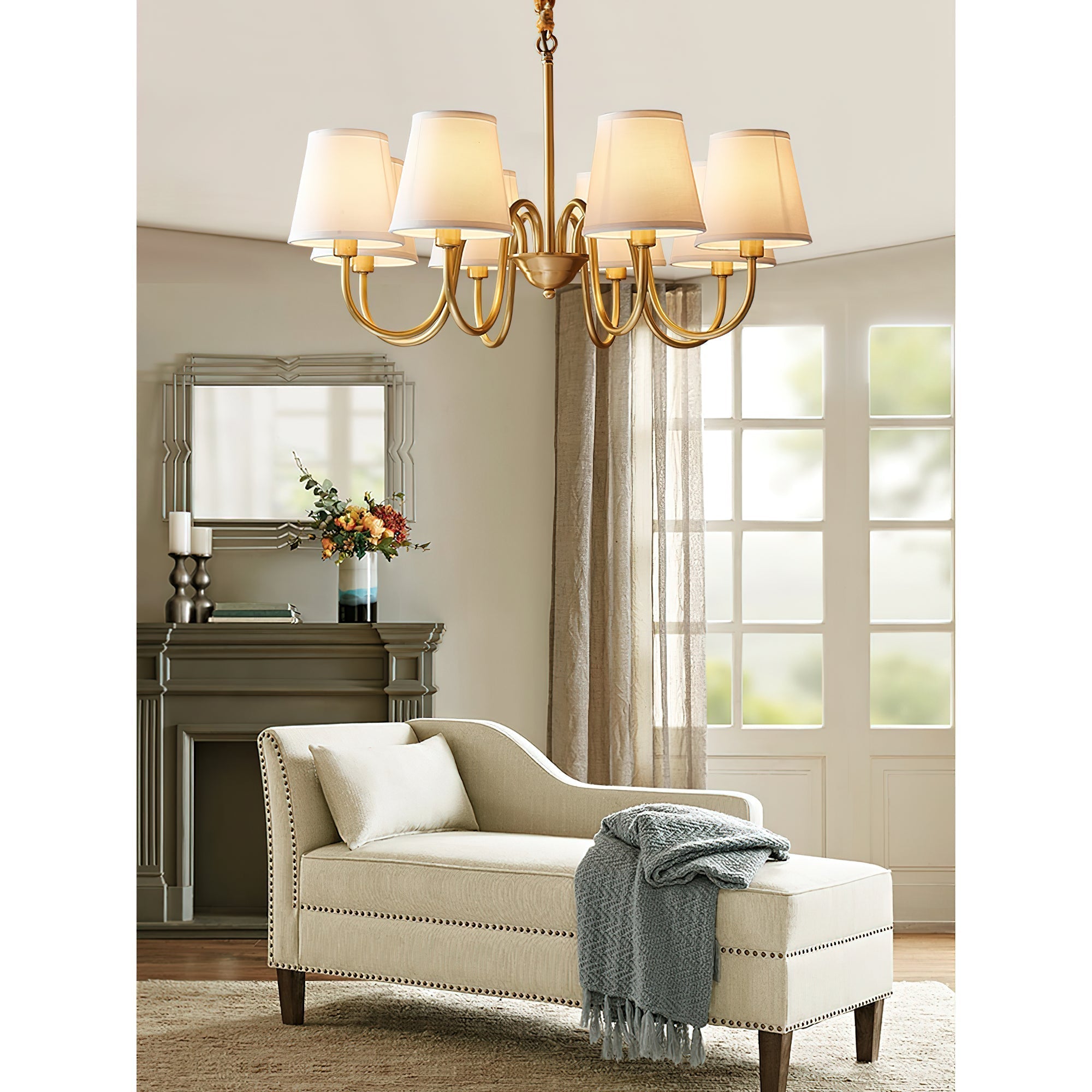 Aged Stacey Chandelier