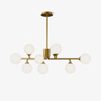Staggered Glass Globes Chandelier