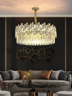 Palo Clear Crystal Round Chandelier