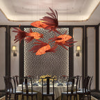 Swirl Koi Chandelier