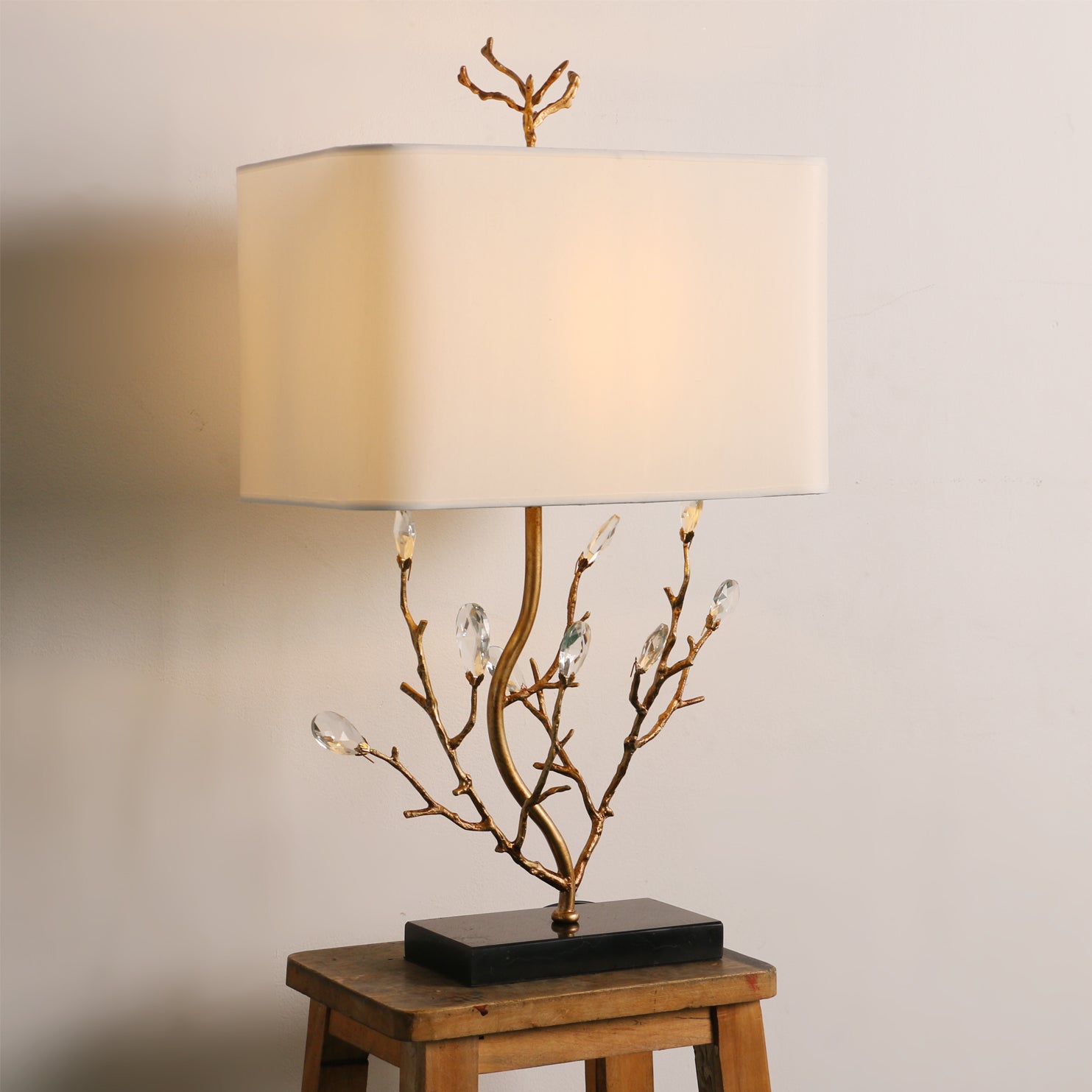 Sylvia Brass Branch Table Lamp
