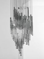 Galaxy Symphony Orchestra Meteor Shower Crystal Spiral Chandelier