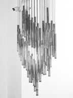 Galaxy Symphony Orchestra Meteor Shower Crystal Spiral Chandelier