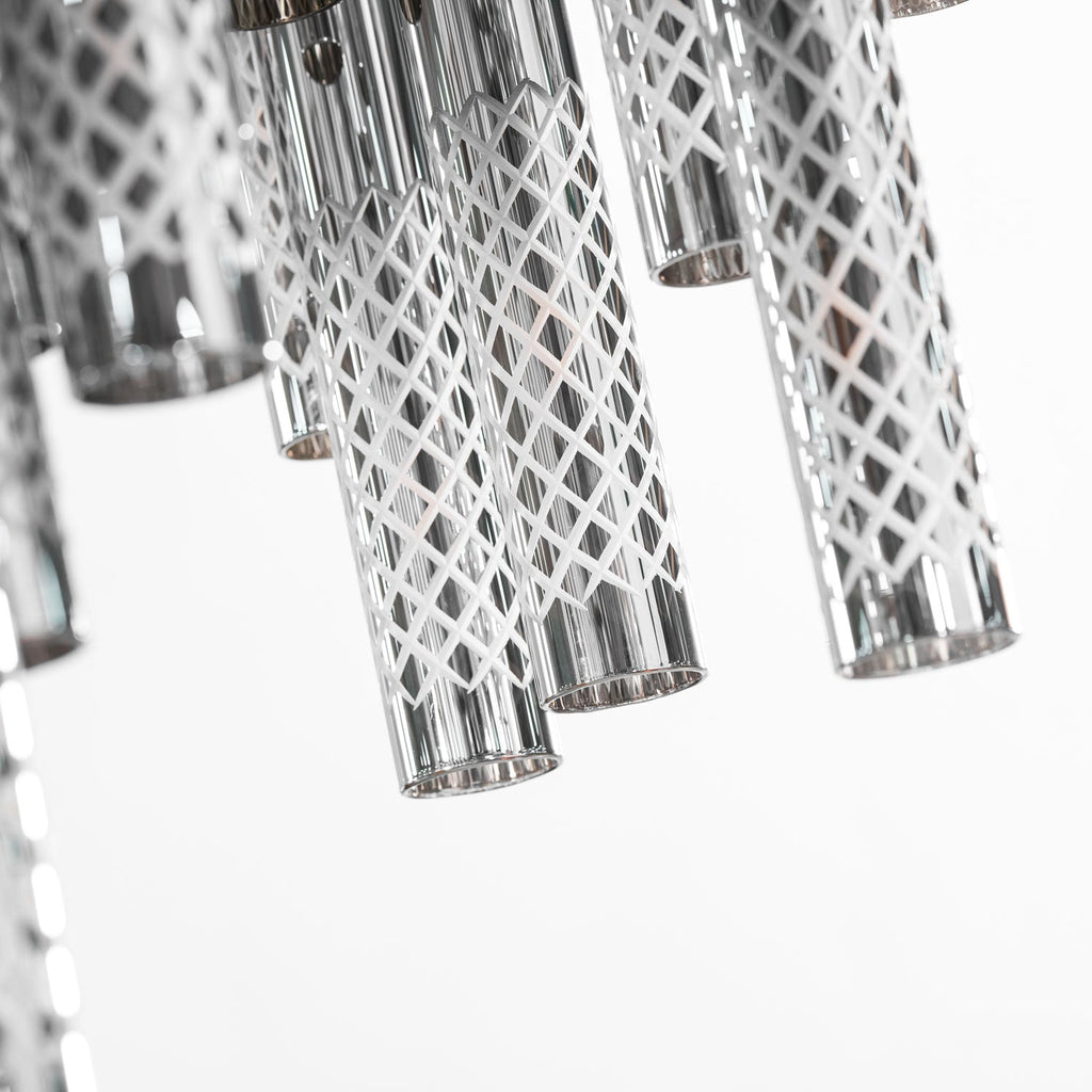 Galaxy Symphony Orchestra Meteor Shower Crystal Spiral Chandelier