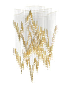 Galaxy Symphony Orchestra Meteor Shower Crystal Spiral Chandelier