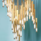 Galaxy Symphony Orchestra Meteor Shower Crystal Spiral Chandelier