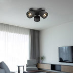 Rotating Folding Three Head Spotlight