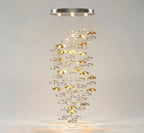 Tidal Stair Crystal Spiral Chandelier