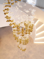 Tidal Stair Crystal Spiral Chandelier