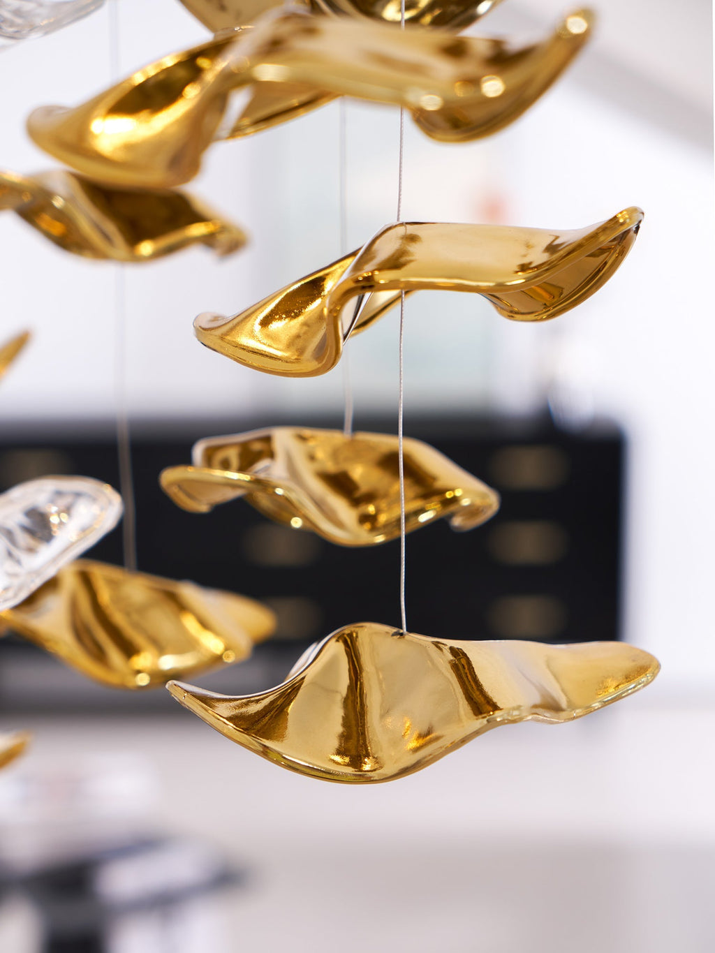 Tidal Stair Crystal Spiral Chandelier