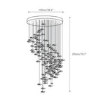 Tidal Art Glass Chandelier