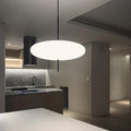 Modern White Bead Lampshade Pendant Light for Living / dining Room