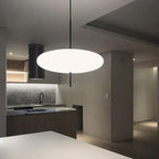 Modern White Bead Lampshade Pendant Light for Living / dining Room