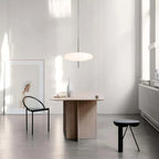 Modern White Bead Lampshade Pendant Light for Living / dining Room