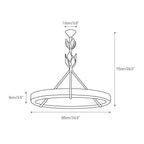 Tinsley Plaster Chandelier
