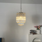 Transparant Murano Prism Chandelier
