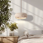 Travertine Drum Pendant Lamp