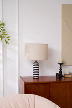 Tuxedo Marble Table Lamp