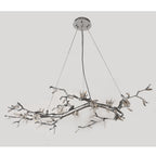 Selenite Crystal Blossom Branching Tree Chandelier
