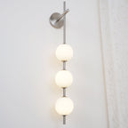 Vertical Globe Plug-in Wall Lamp