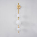 Vertical Globe Wall Lamp