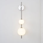 Vertical Globe Wall Lamp
