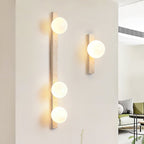 Vertical Travertine Wall Sconce