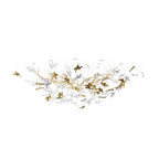 Vine Meteor Shower Crystal Spiral Chandelier