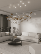 Vine Meteor Shower Crystal Spiral Chandelier