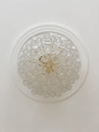 Vintage – Murano Glass Chandelier for Venini – 1970 – Transparent