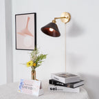 Vintage Wood Plug-in Wall Lamp