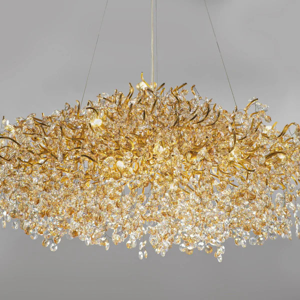 New Modern Light Luxury Branch Crystal Chandelier for Dining / living Room