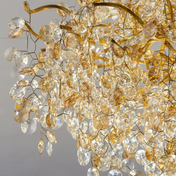 New Modern Light Luxury Branch Crystal Chandelier for Dining / living Room