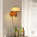 Mushroom Wood Wall Lamp