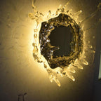 Water Drop Mirror Wall Lamp