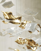 Galaxy Whispering Kerchiefs Meteor Shower Crystal Spiral Chandelier