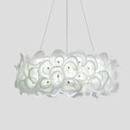 White Hydrangea Pendant Lamp