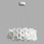 White Hydrangea Pendant Lamp