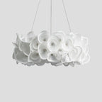 White Hydrangea Pendant Lamp