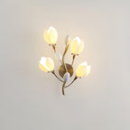 Porcelain Magnolia Wall Lamp