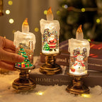 Xmas Candles Table Lamp (built-in battery)