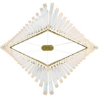 Modern Art Design Arrowhead Shaped Acrylic Rods Chandelier