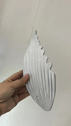 Luxury Spiral Creative Floating Ceramic Wings Chandelier for Hotel Lobby / restaurant