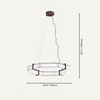Glacera Alabaster Polygonal Chandelier
