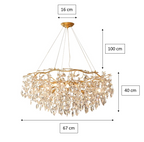 Doris Round Modern Branch Chandeliers