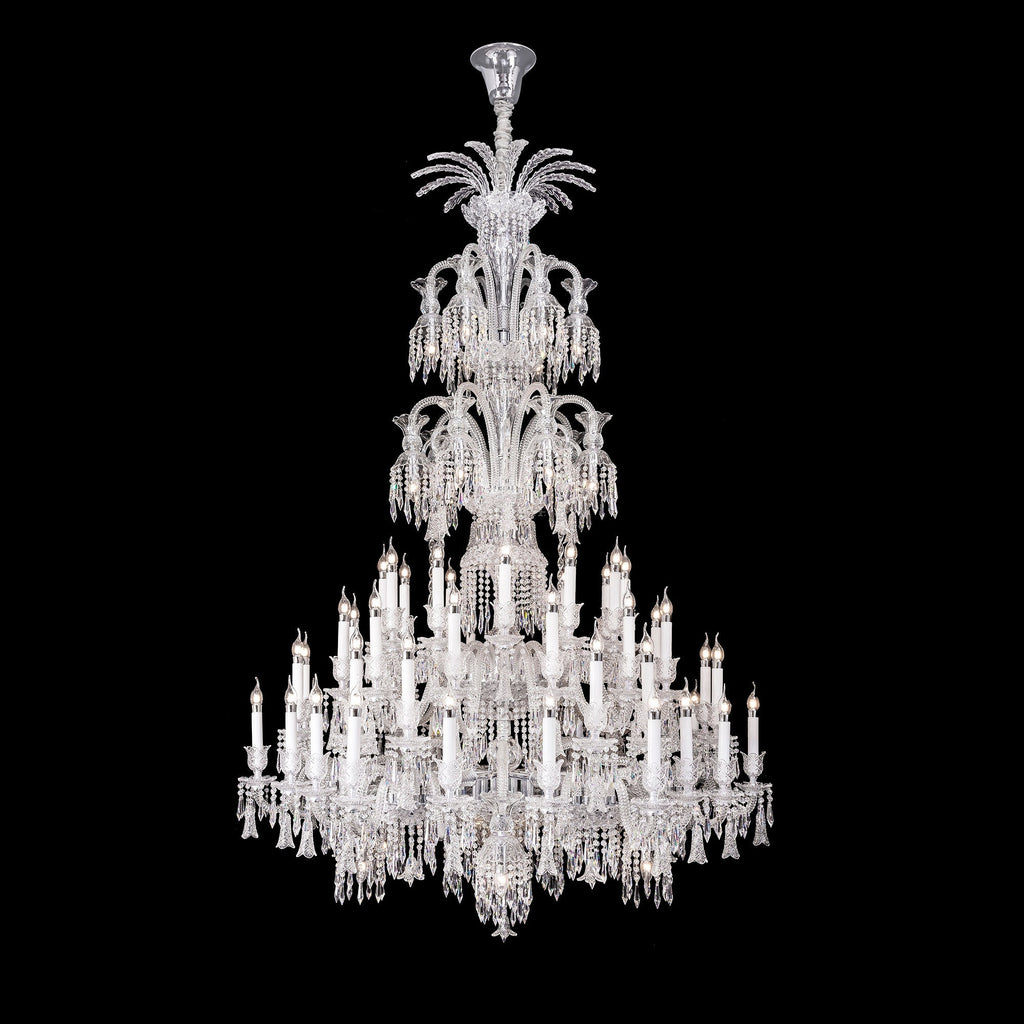 Luxury Large Multi Candles Chandelier Islam Crystal Ceiling Lighting for Living Room / Hall Decoration