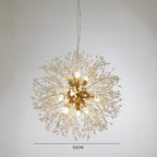 Dandelion Chandelier Sputnik Sphere in Firework Shape Modern Ceiling Light