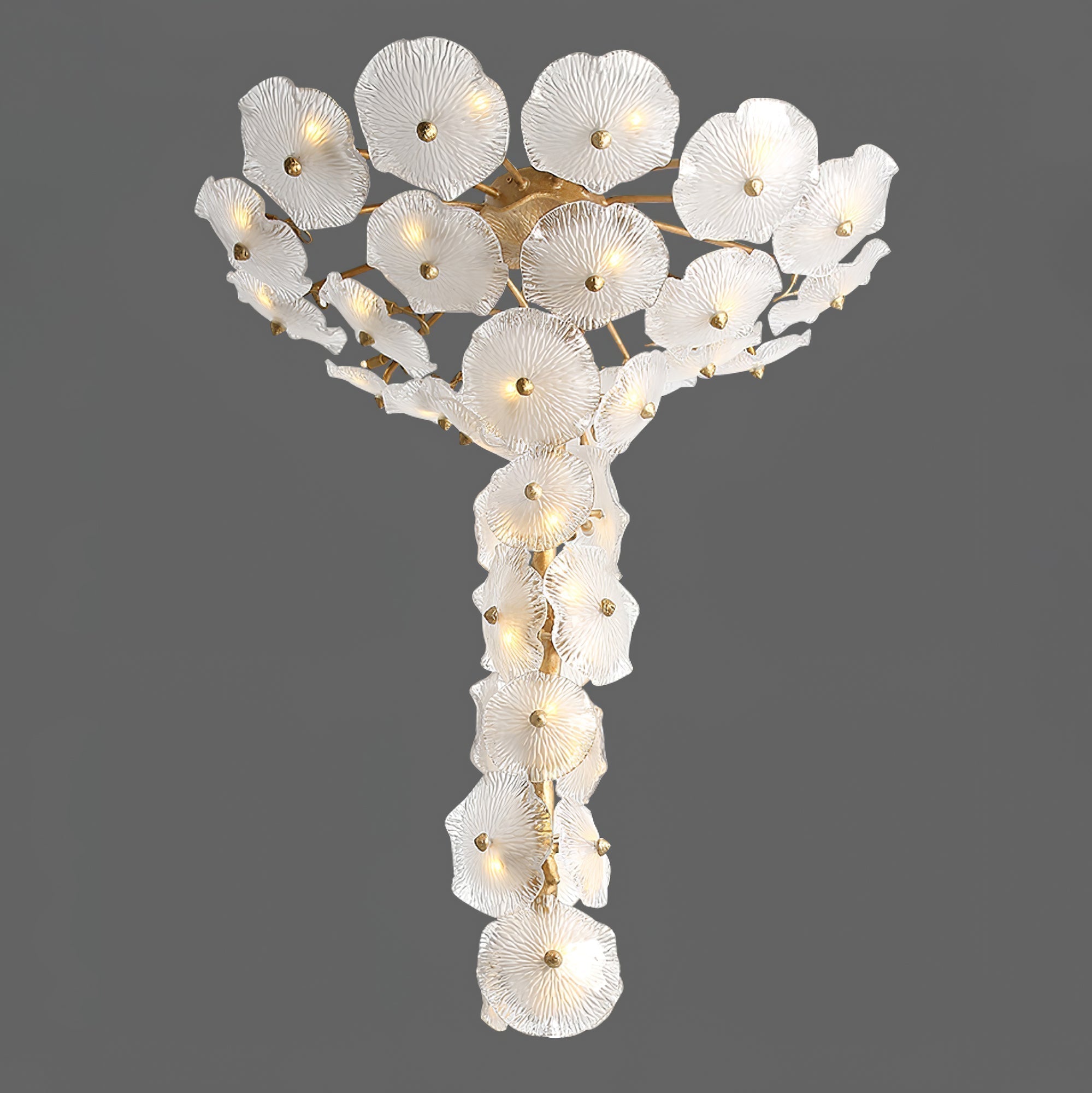 Nenufar Water Lily Branch Chandelier 23.6-Inch31.5"