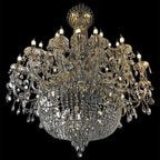 Extra Large European-Style Multi-Layers Candle Luxury Crystal Chandelier Gold Art Foyer / staircase Decorative